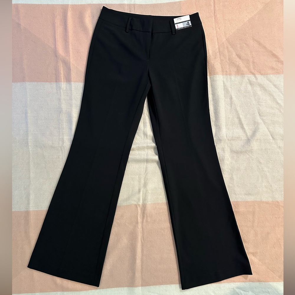 NWT New York & Company 4 Tall Black Dress Pants